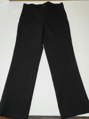 Quince Ultra-Stretch Ponte Straight Leg Pants Black Size Medium
